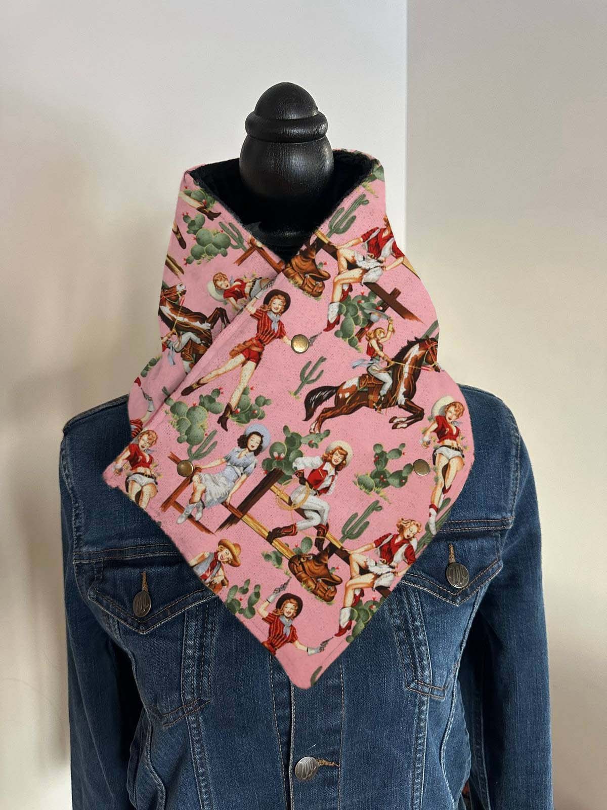 Western Cowboy Warm Neck Hood