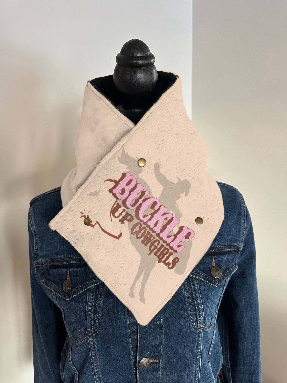 Western Cowgirl Warm Neck Hood