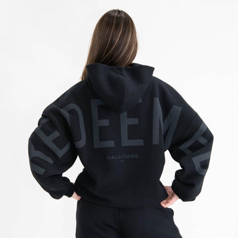Unisex Oversized Christian Hoodie (Jesus Redemption)