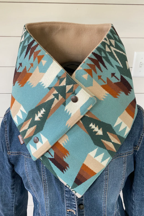 Western Aztec Warm Neck Hood