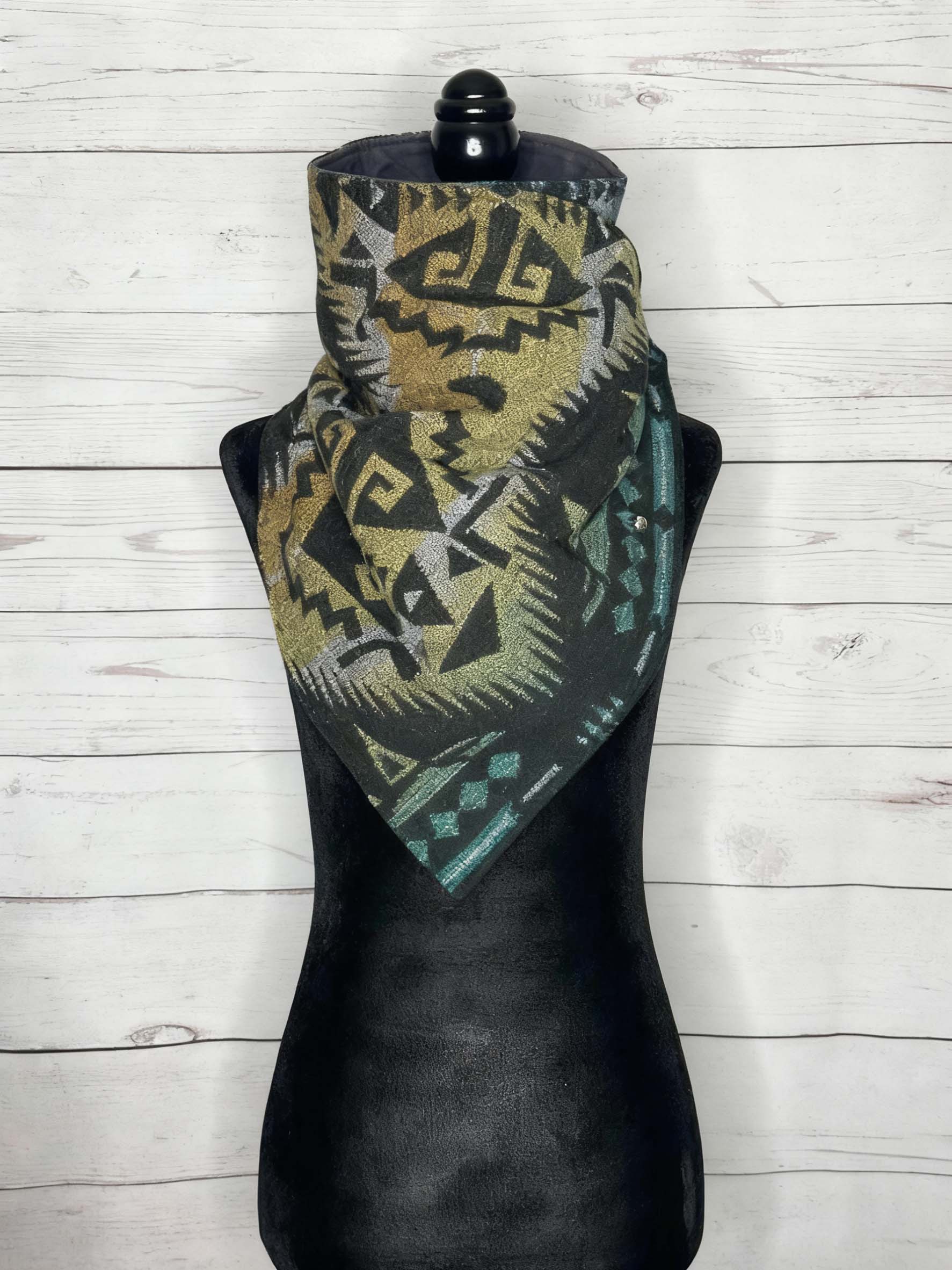 Geo Aztec Warm Neck Hood