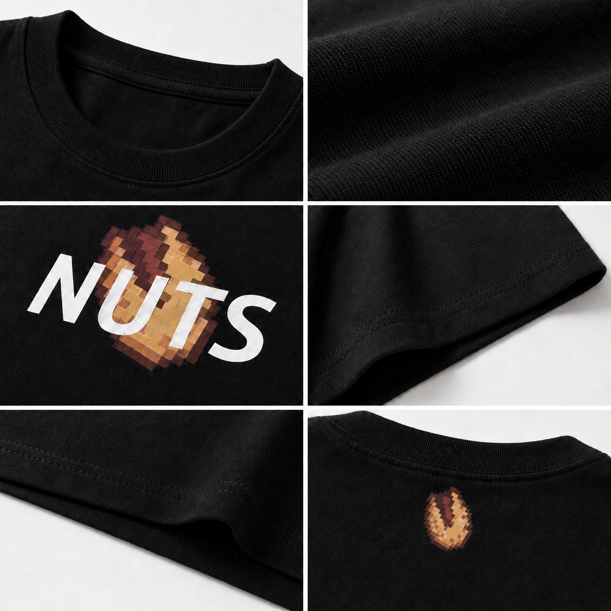 Texas Hold’em Themed T-Shirt，NUTS Poker Graphic Tee