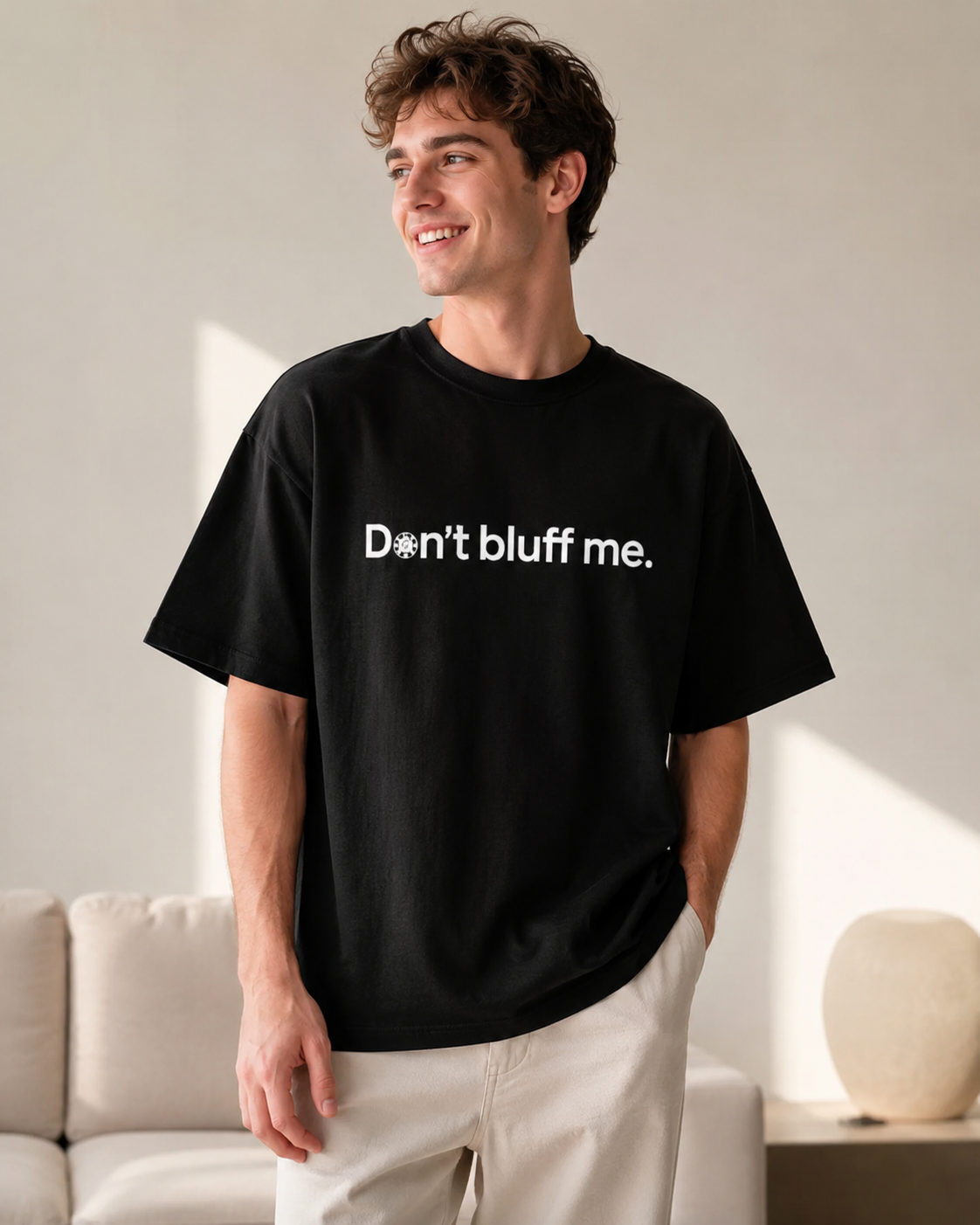 ‘’Don’t Bluff Me‘’ Heavyweight Poker Graphic Tee