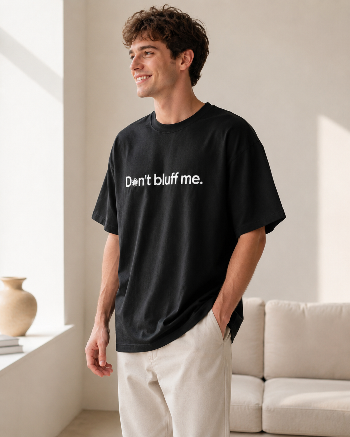‘’Don’t Bluff Me‘’ Heavyweight Poker Graphic Tee