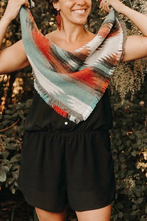 Tribal Sunset Scarf