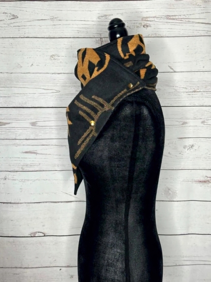 Golden Eagle Western Aztec Warm Neck Hood