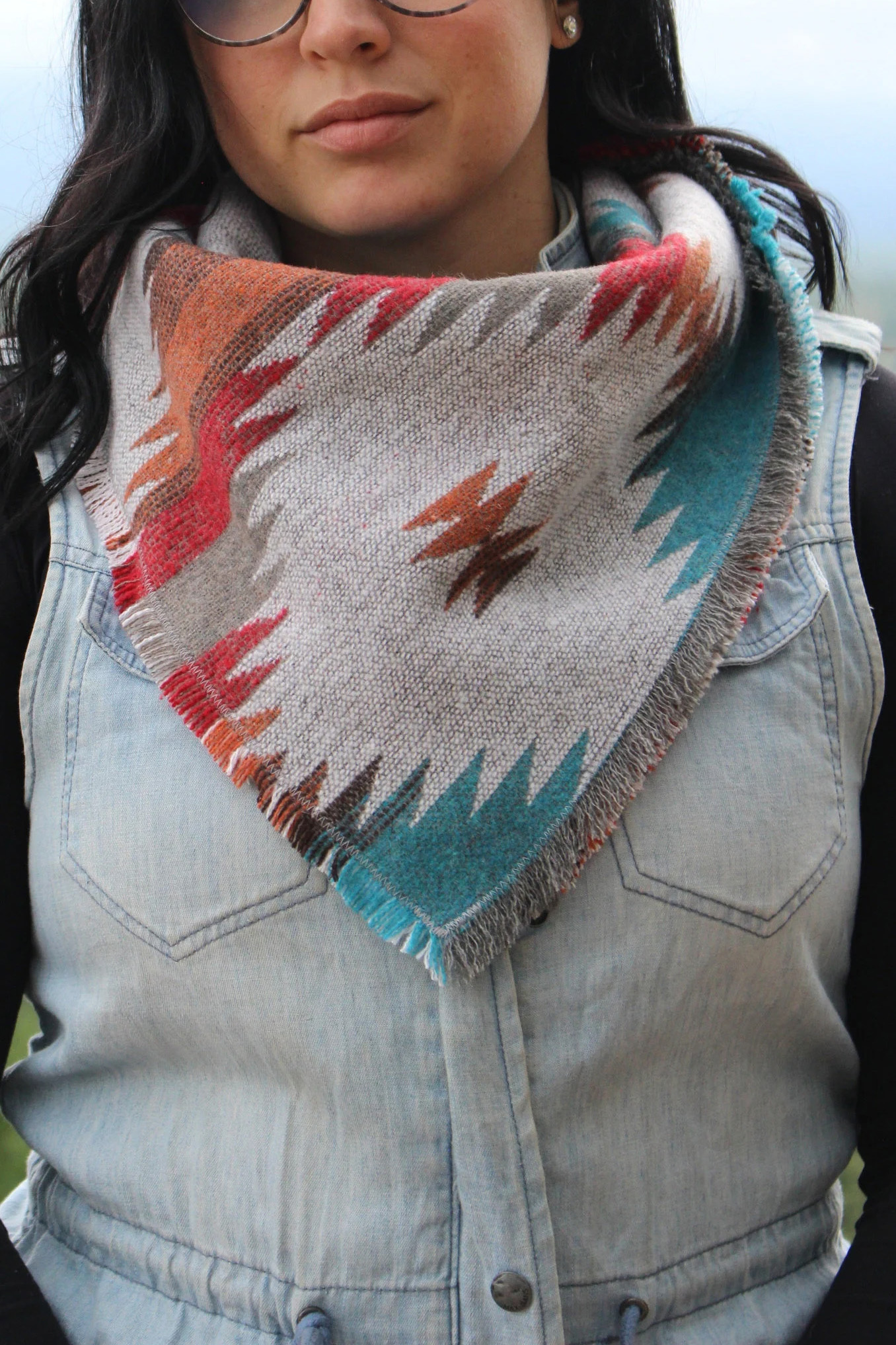 Tribal Sunset Scarf