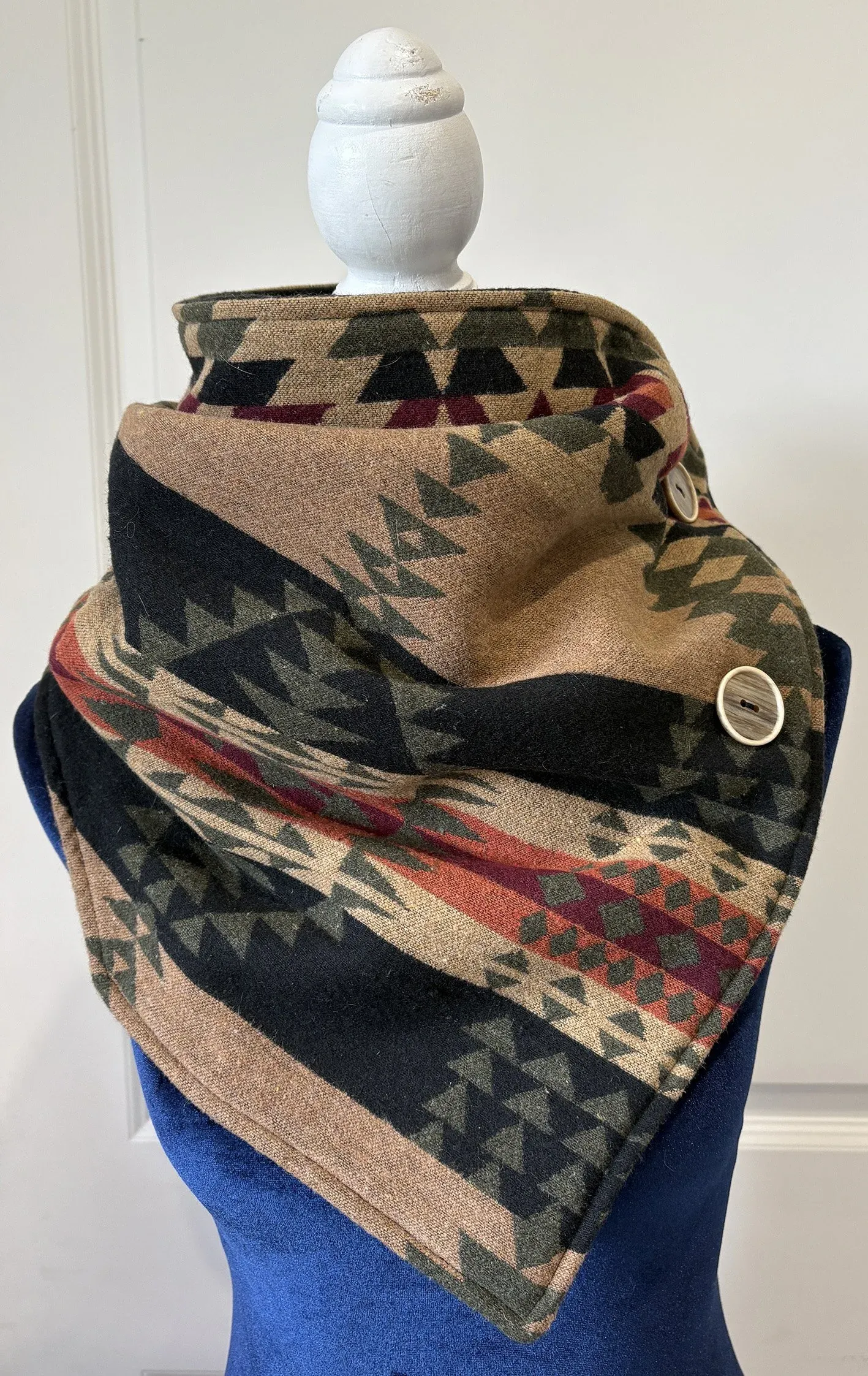 Western Aztec Warm Neck Hood