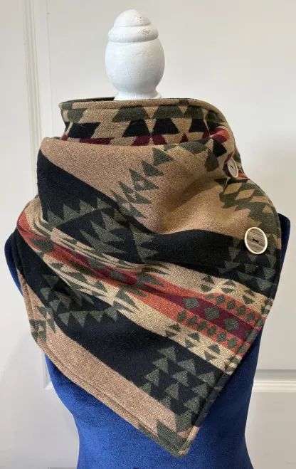 Western Aztec Warm Neck Hood