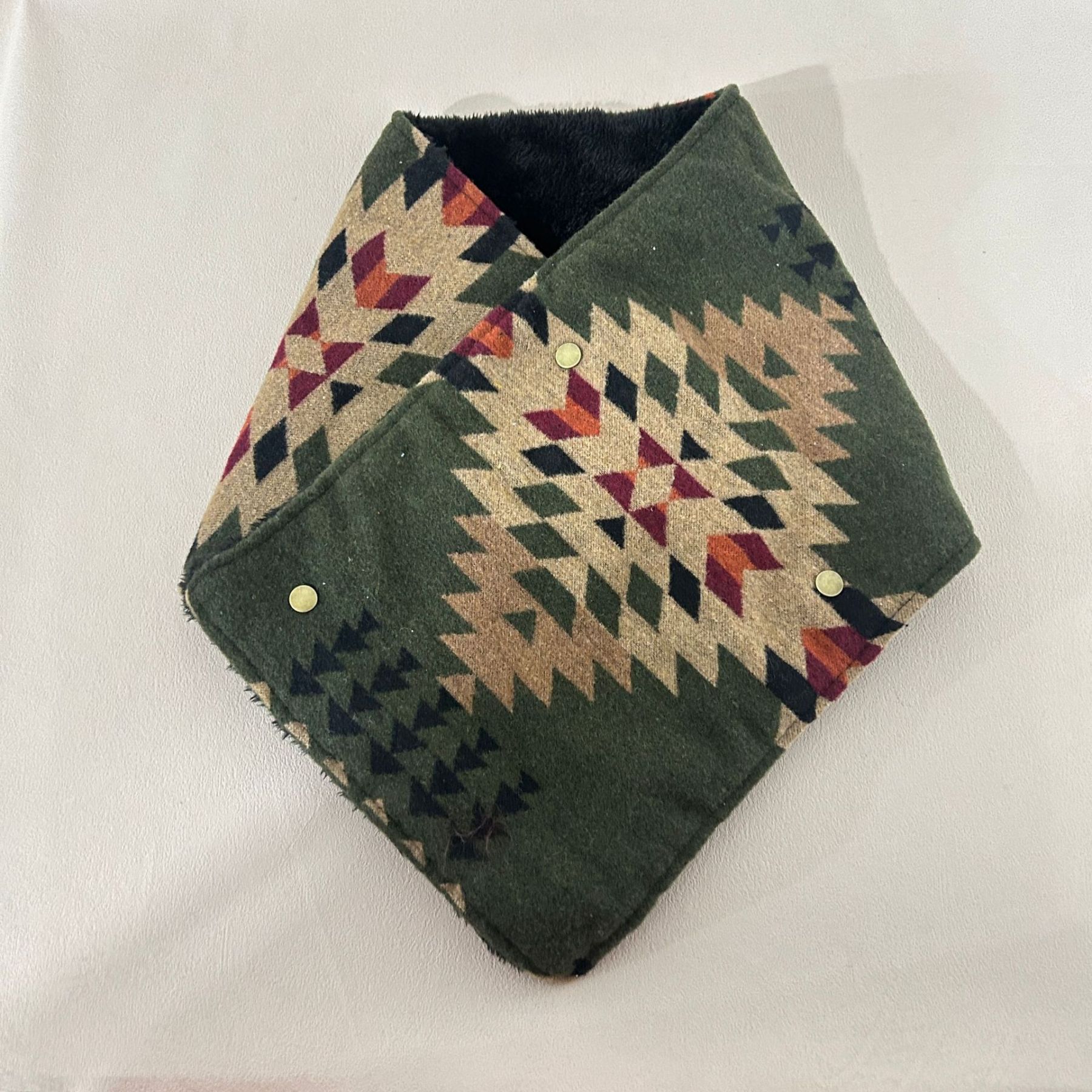 Women's Western Cowboy Aztec Warm Neck Hood