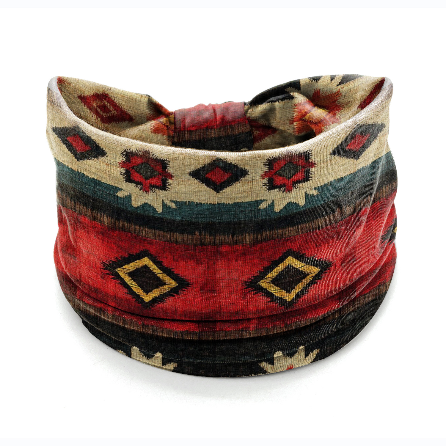 Women's Boho Twist Headbands – Soft Stretchy Wide Hair Bands for Yoga, Festivals and Casual Wear