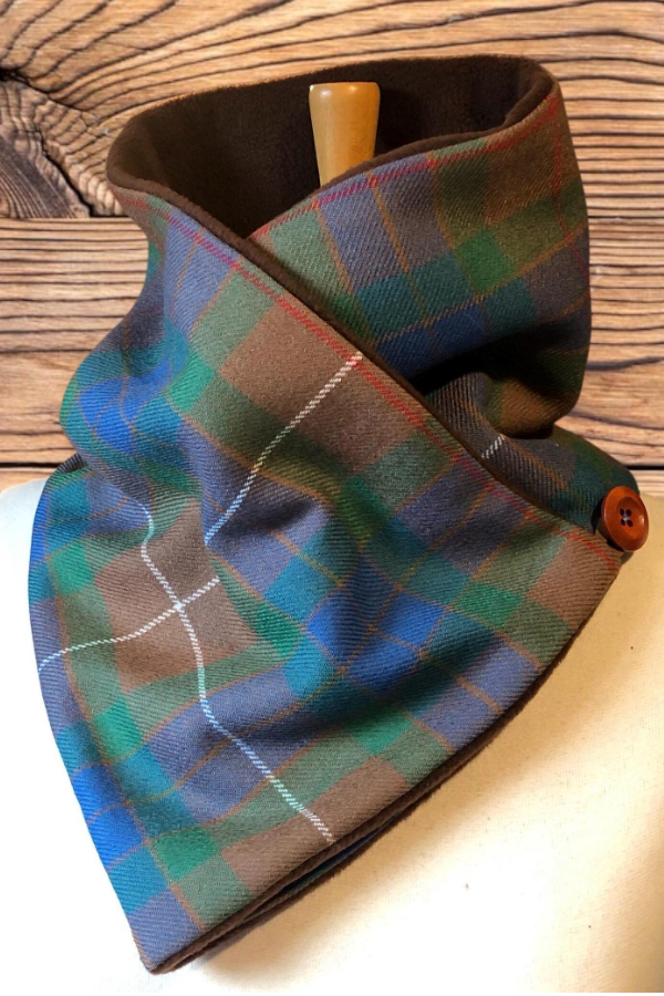 Plaid Double-layer Warm Scarf 23 * 90com