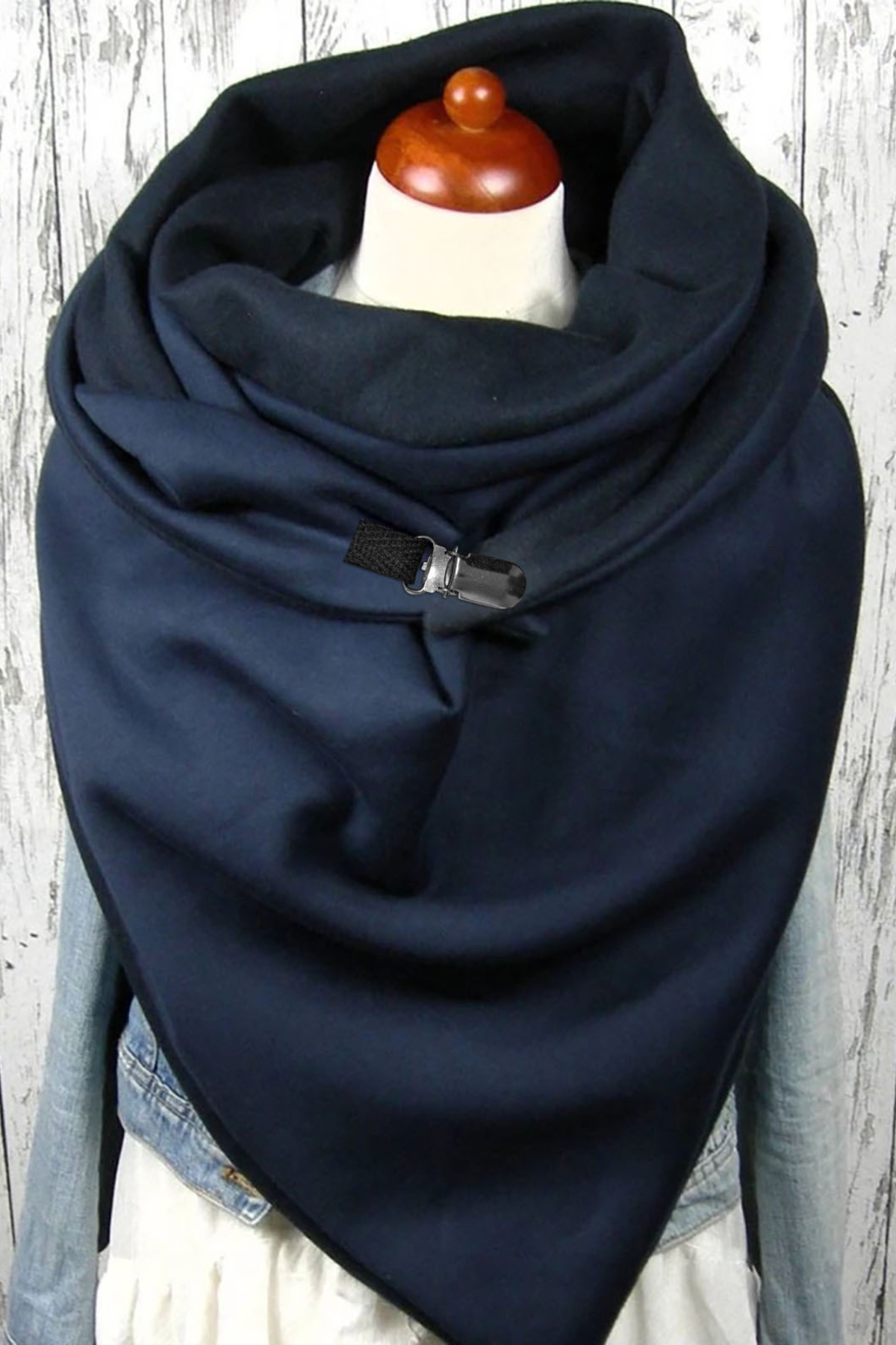 Western Cowboy Solid Color Warm Neck Hood