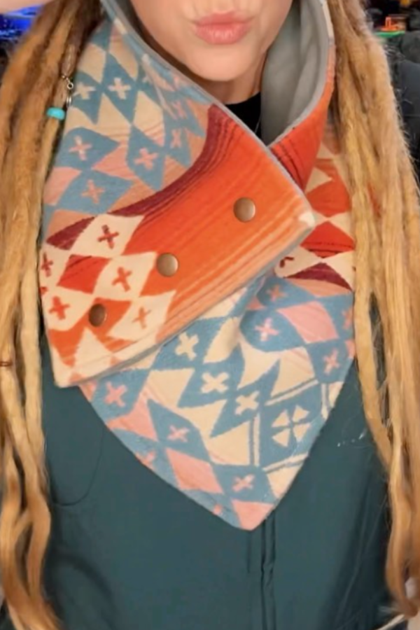 Western Aztec Warm Neck Hood