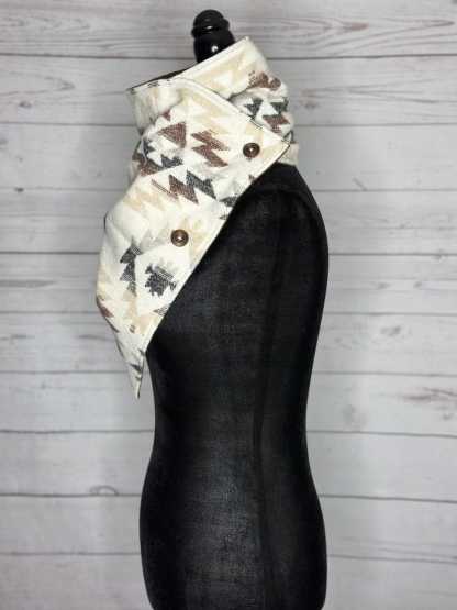 Women's Tulsa Western Aztec Warm Neck Hood