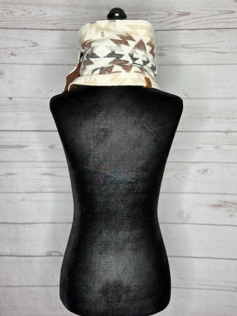 Women's Tulsa Western Aztec Warm Neck Hood