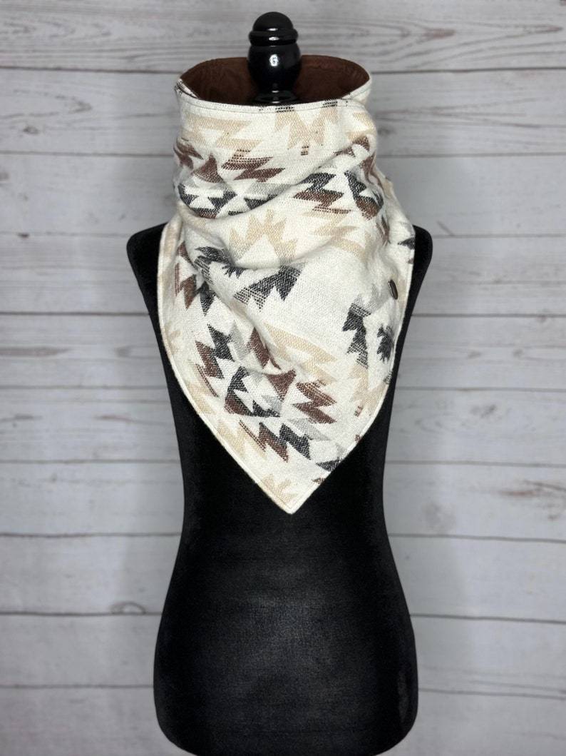 Women's Tulsa Western Aztec Warm Neck Hood