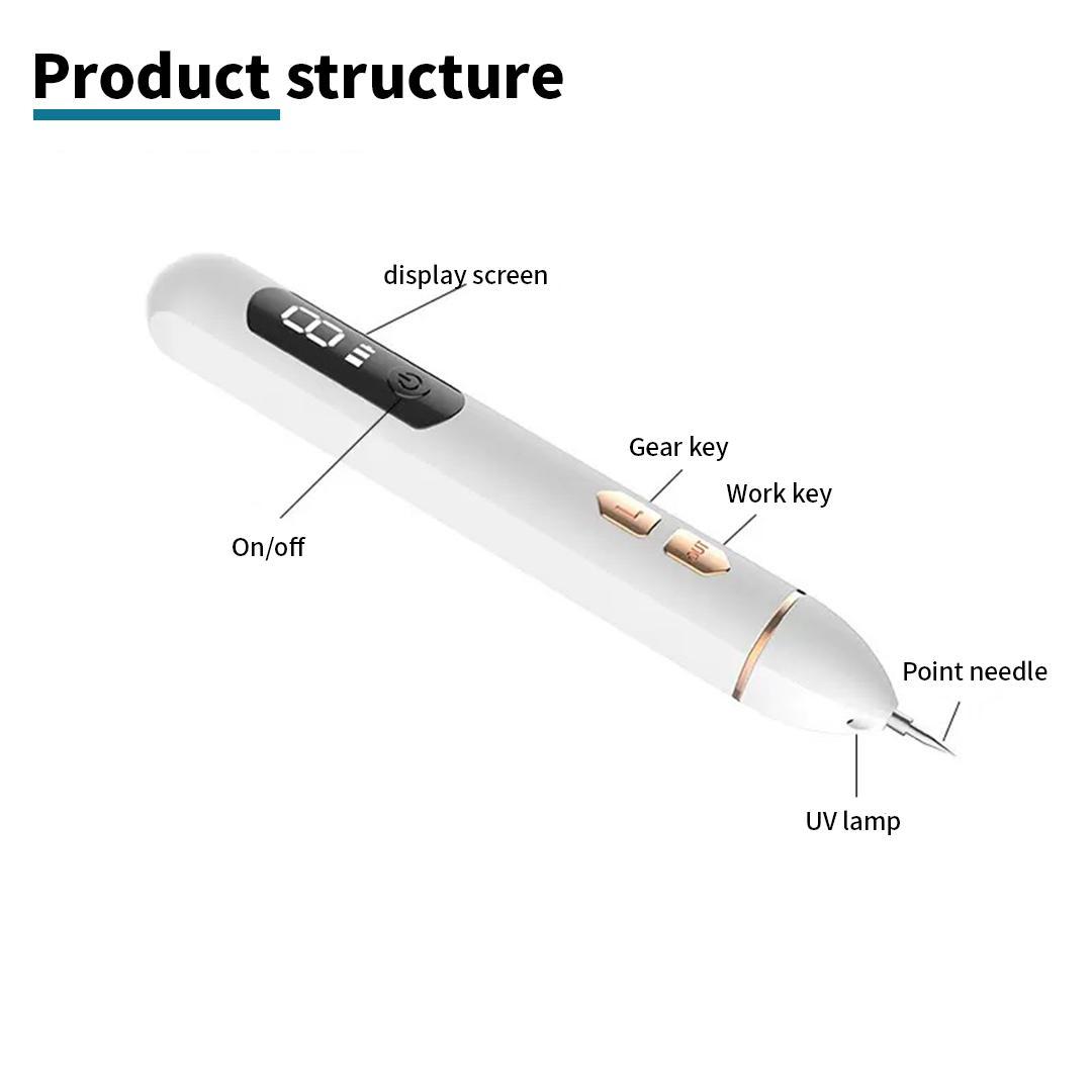 The Perfect Gift for Her: LCD Beauty Pen - Rejuvenating Facial Massager, Compact Travel Design, Ideal Birthday & Holiday Present for Women