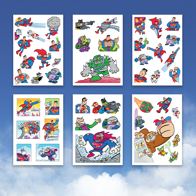 Hero-Inspired A5 Transparent Sticker Sheet – Skybound Comic Collection (6 Styles)