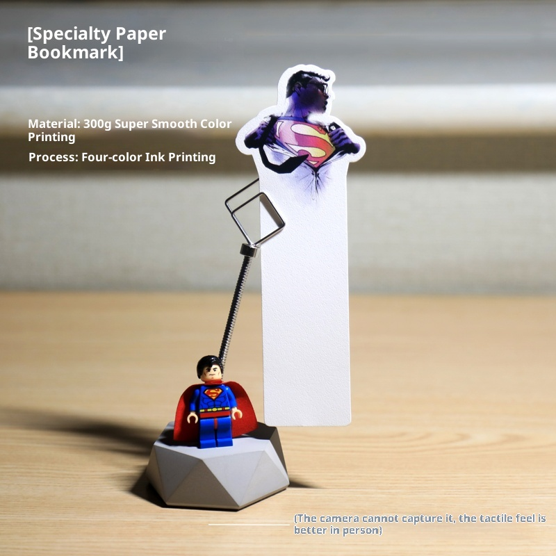 Hero-Inspired 3D Clip Bookmarks — Dynamic Comic-Style Flying Hero Series