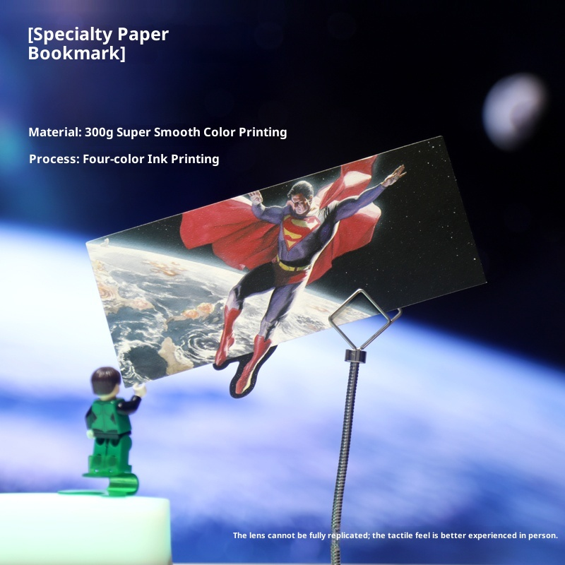 Hero-Inspired 3D Clip Bookmarks — Dynamic Comic-Style Flying Hero Series
