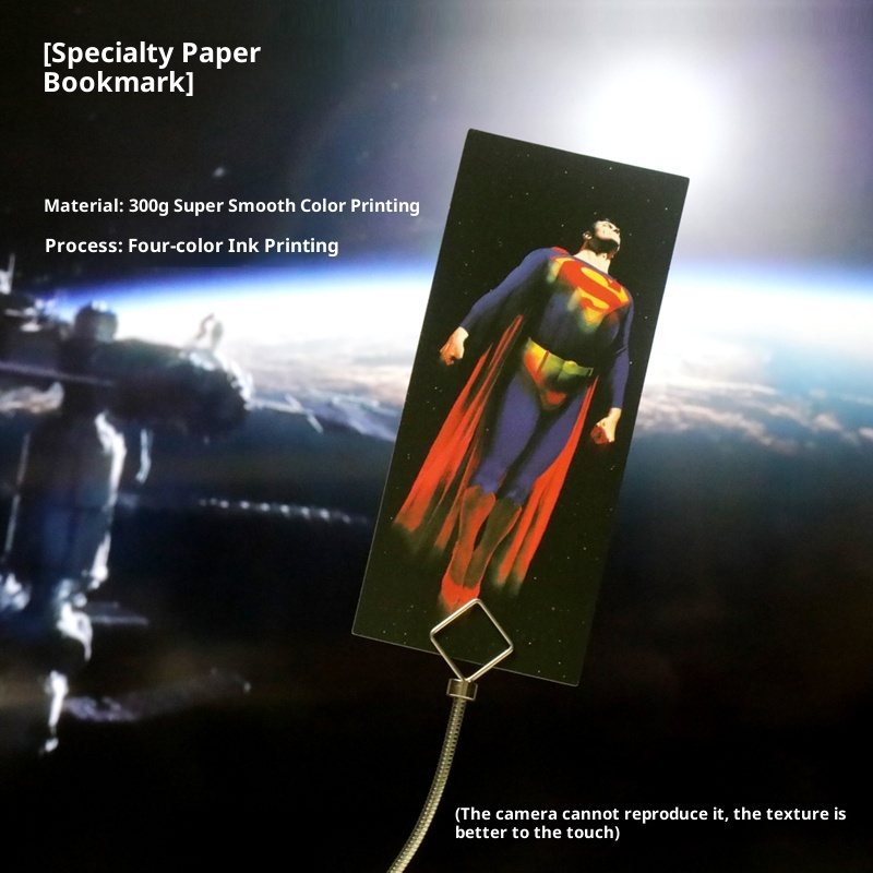 Hero-Inspired 3D Clip Bookmarks — Dynamic Comic-Style Flying Hero Series