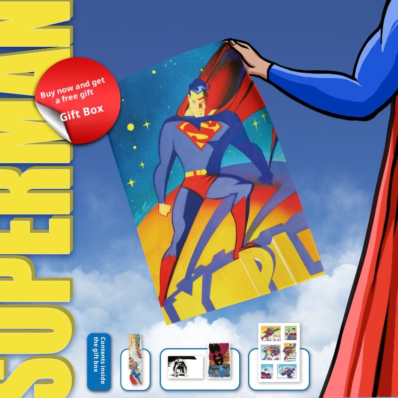 Hero Gift Box – Laser Edition Poster Set (Buy 1 Get 1 Specialty Art Print)