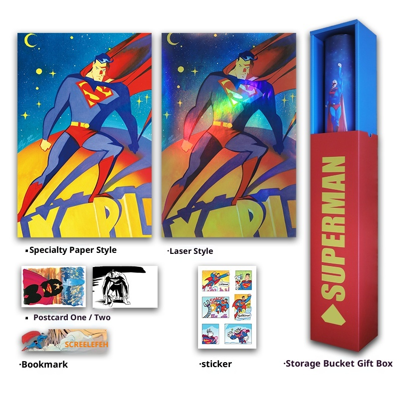 Hero Gift Box – Laser Edition Poster Set (Buy 1 Get 1 Specialty Art Print)