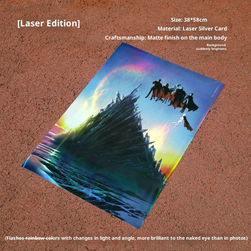 Laser Edition Art Poster – Buy 1 Get 1 Free (Includes Matching Specialty Paper Edition) – 6 Styles