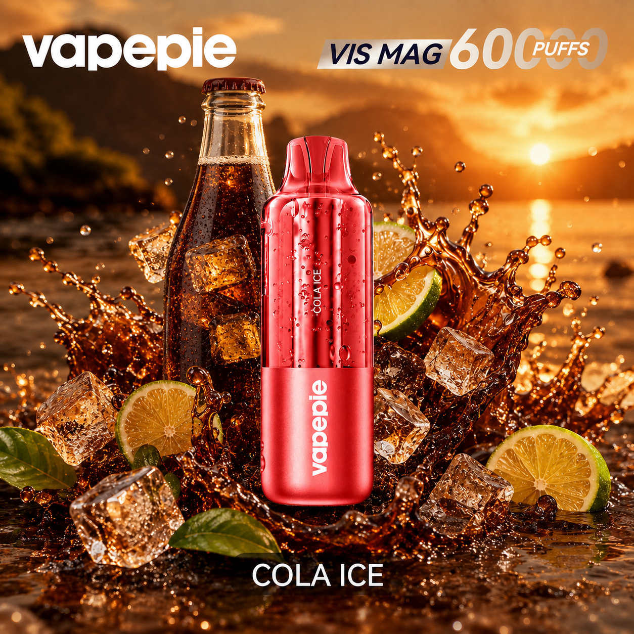VAPEPIE VIS MAG 60 000 Potiahnutí – 🔋Zariadenie (batéria)+💧Náplň (e-liquid)