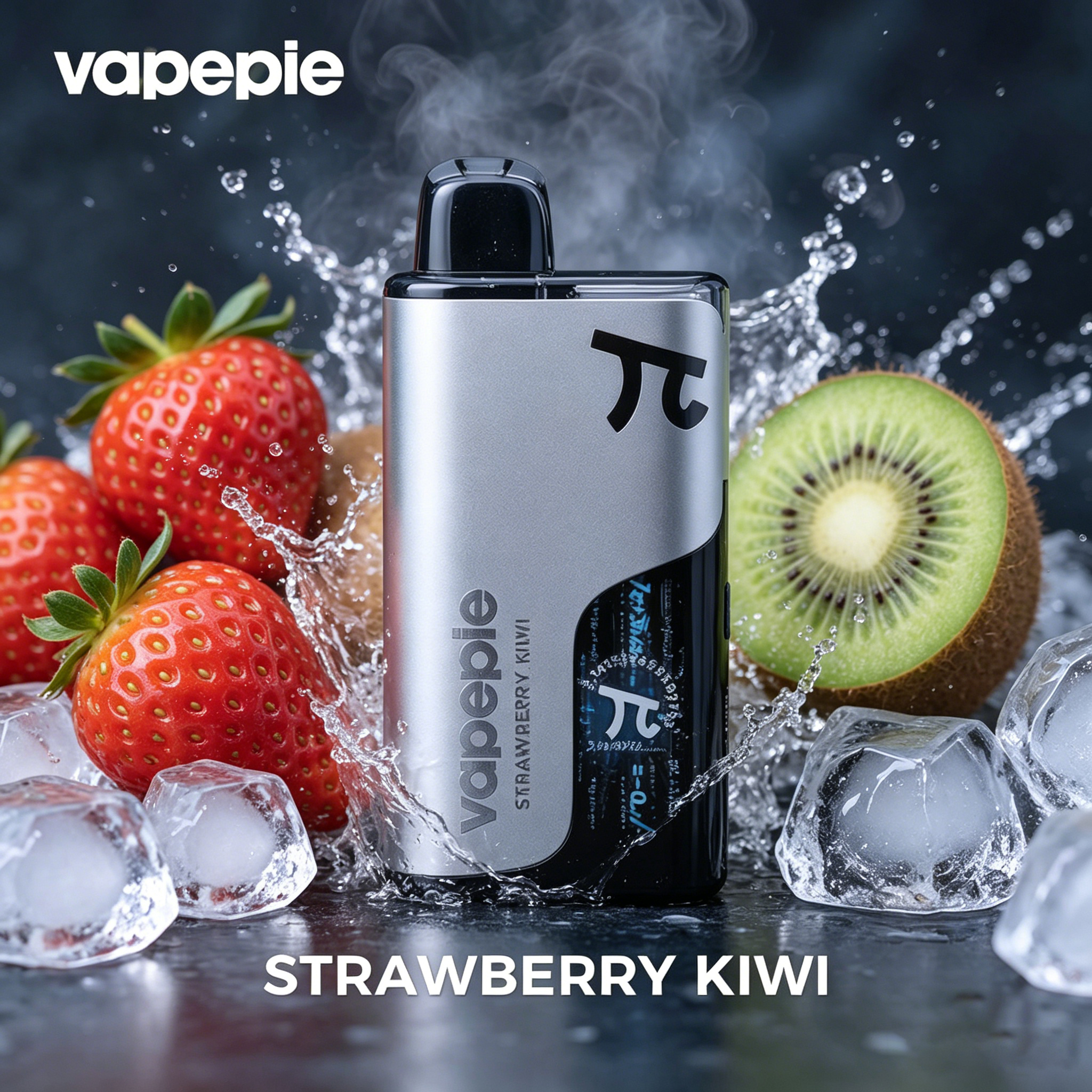 Jahoda & Kiwi💥Akcia 1+1 ZADARMO!⭐⭐⭐⭐⭐VAPEPIE MATRIX 50000 Potiahnutí
