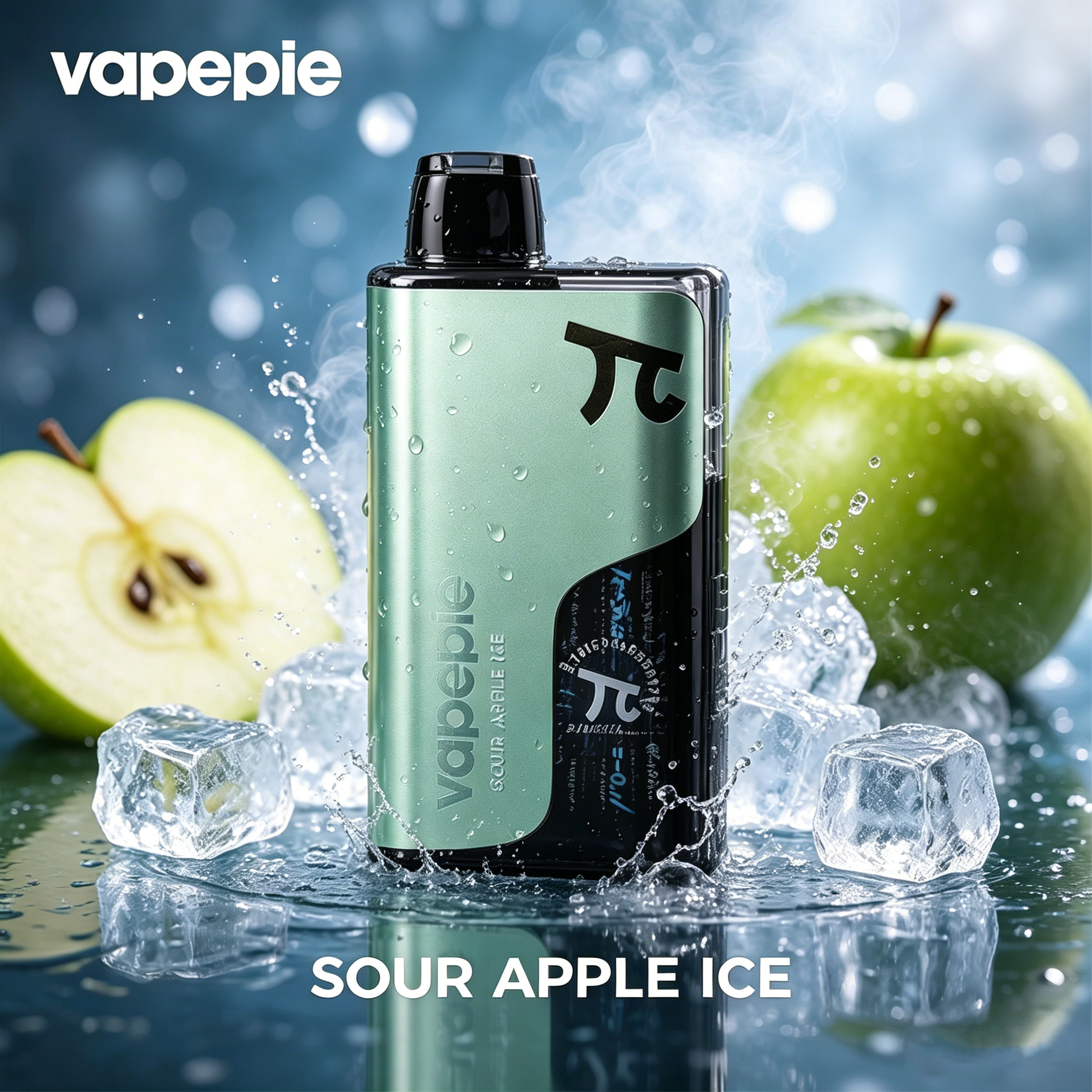 Ľadovo kyslé jablko💥Akcia 1+1 ZADARMO!⭐⭐⭐⭐⭐VAPEPIE MATRIX 50000 Potiahnutí