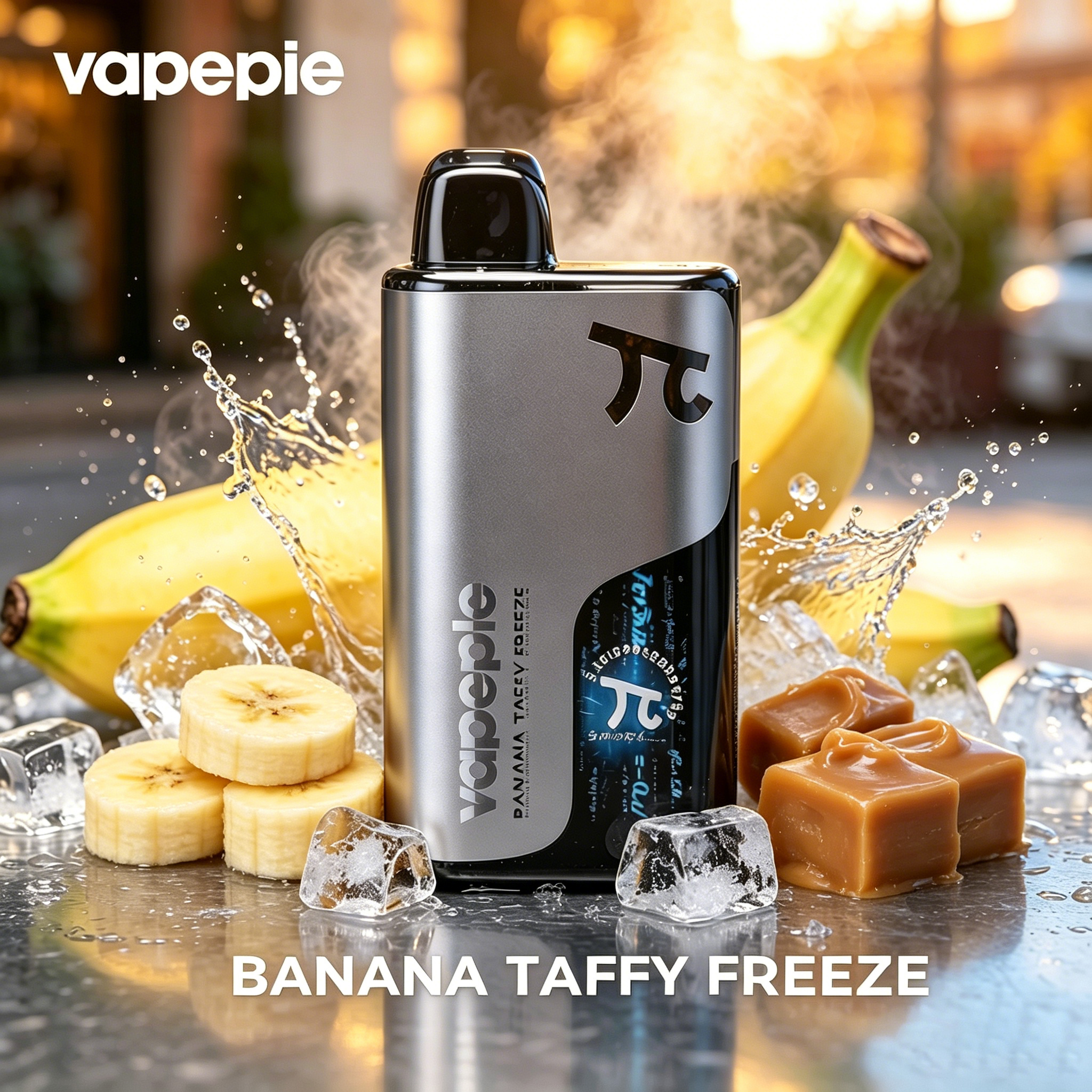 Mrazené banánové taffy💥Akcia 1+1 ZADARMO!⭐⭐⭐⭐⭐VAPEPIE MATRIX 50000 Potiahnutí