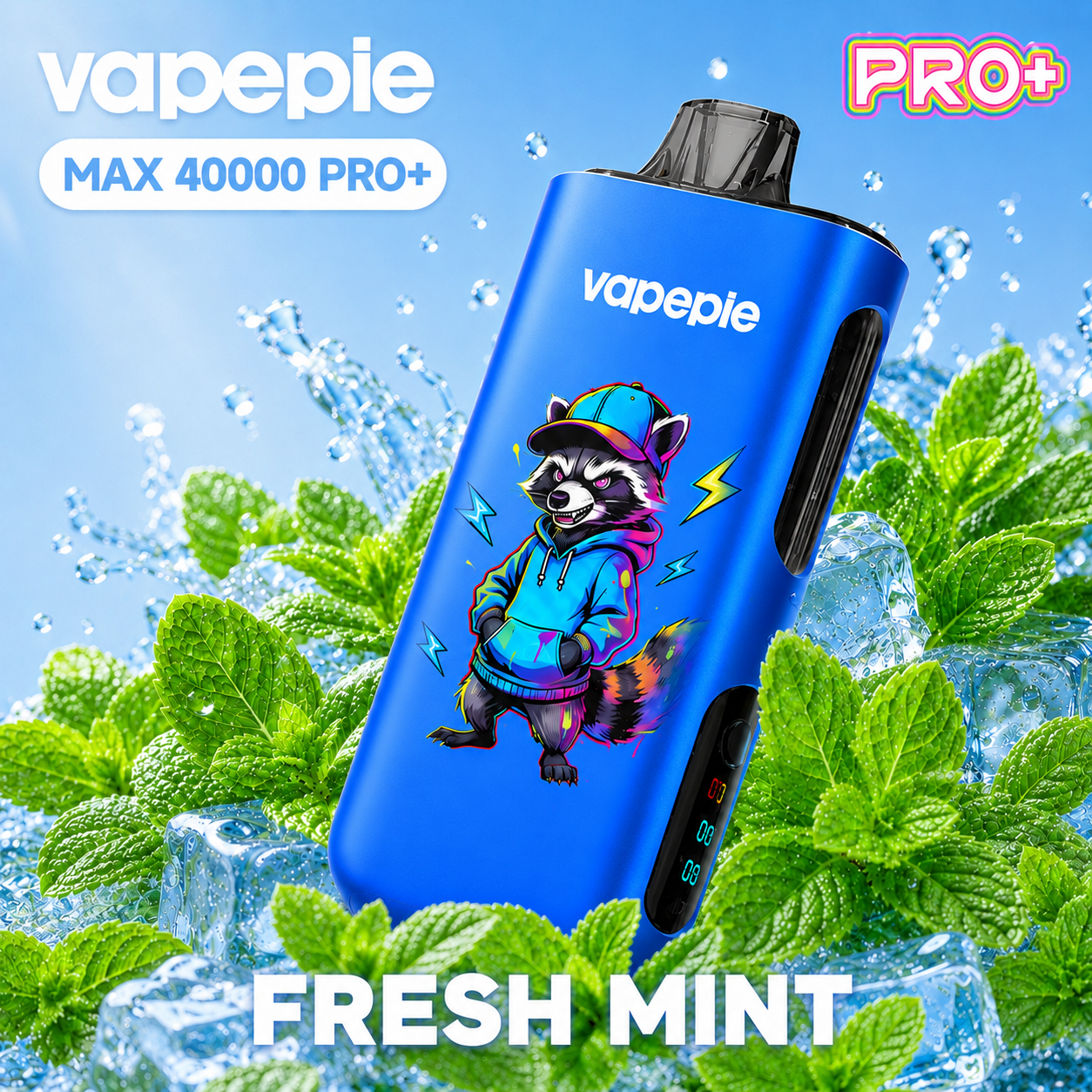 💥Akcia 1+1 ZADARMO!🔥Svieža Mäta & VAPEPIE MAX 40 000 PUFFS PRO+