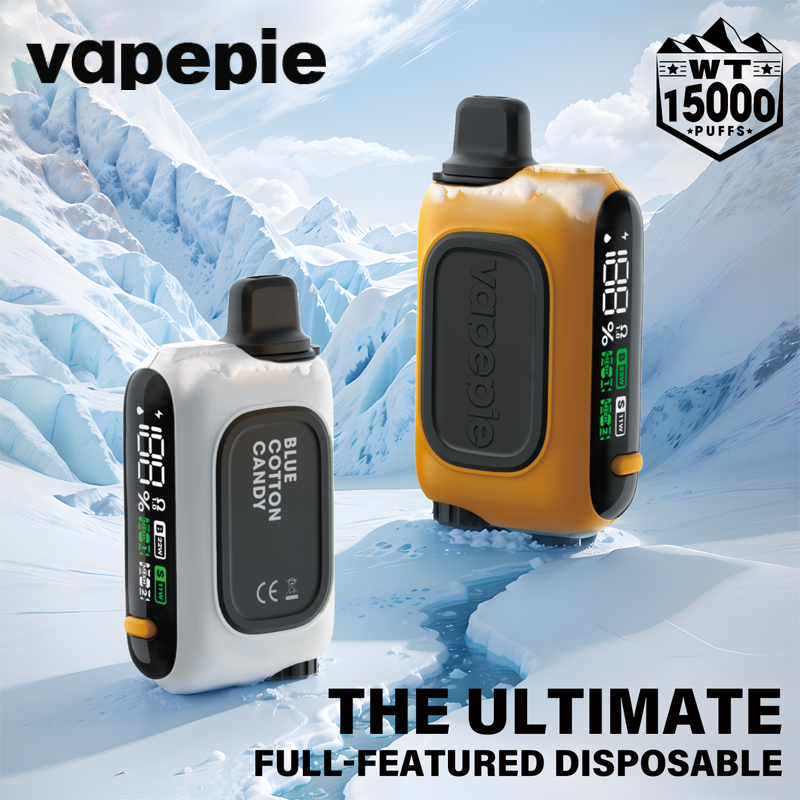💥Akcia 1+1 ZADARMO!🔥Citron Limetka led & Vapepie RO 15000 PUFFS