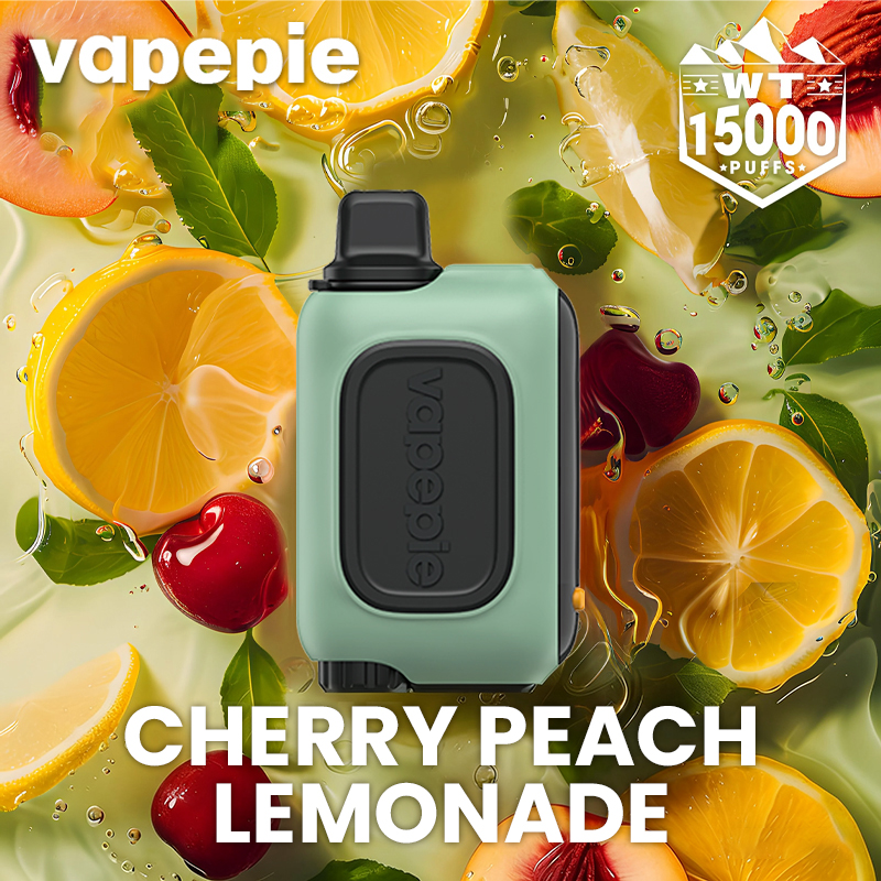 💥Akcia 1+1 ZADARMO!🔥Třešňová broskvová limonáda & Vapepie RO 15000 PUFFS