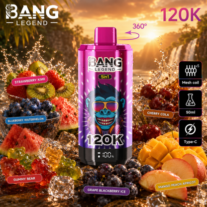 Bang jednorazová vape 120 000 potiahnutí (120 tisíc potiahnutí)​