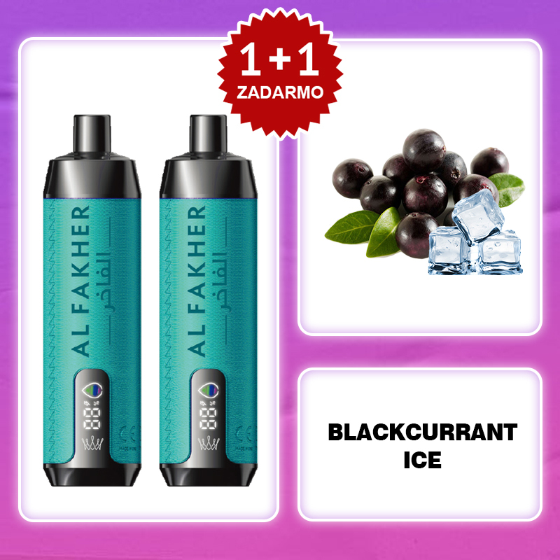 Čierne ríbezle smoothie🔥AL FAKHER 15000 PUFFS Crown Bar