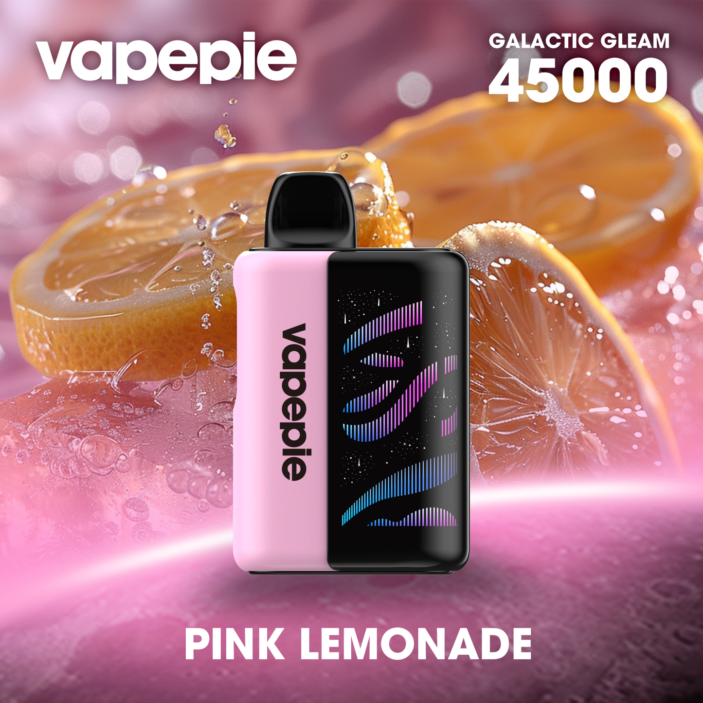 💎Vapepie Galactic Gleam 45000 PUFFS - Nejnovější model LED dýchací světelný displej