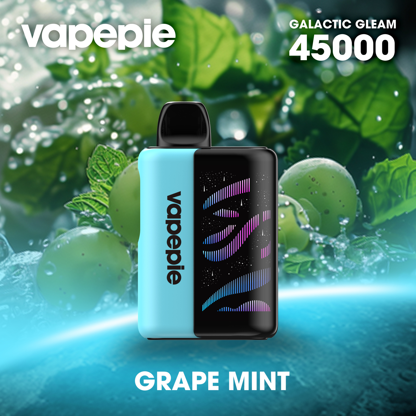 💎Vapepie Galactic Gleam 45000 PUFFS - Nejnovější model LED dýchací světelný displej