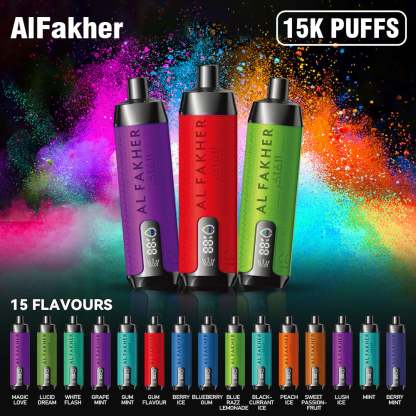 Hrozno s mätou🔥AL FAKHER 15000 PUFFS Crown Bar