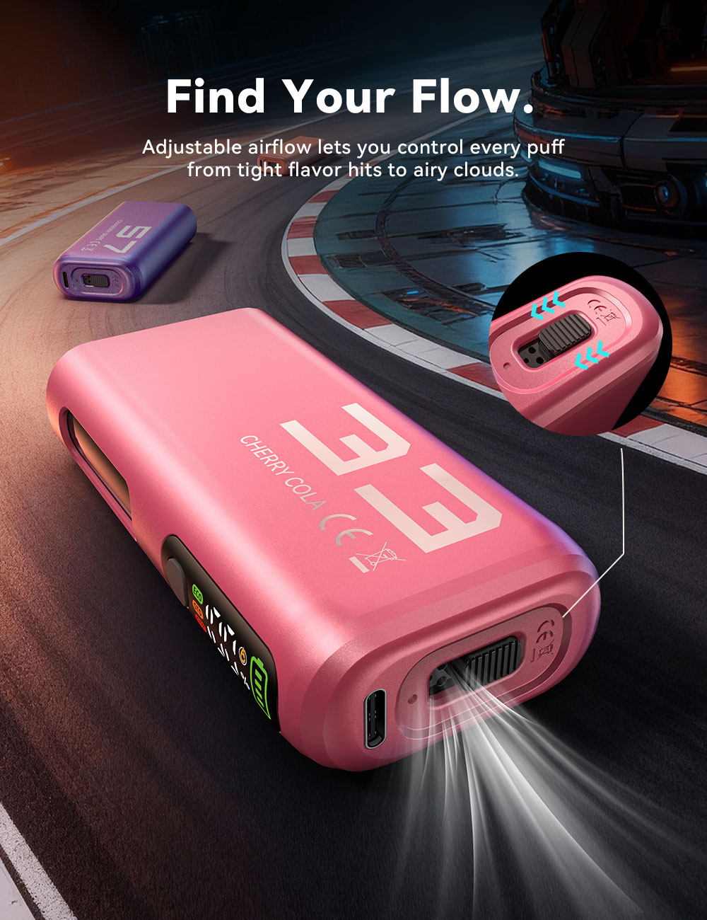 Žena drž&iacute; VAPEPIE 40000 PRO &ndash; kompaktn&yacute; kovov&yacute; jednor&aacute;zov&yacute; vape