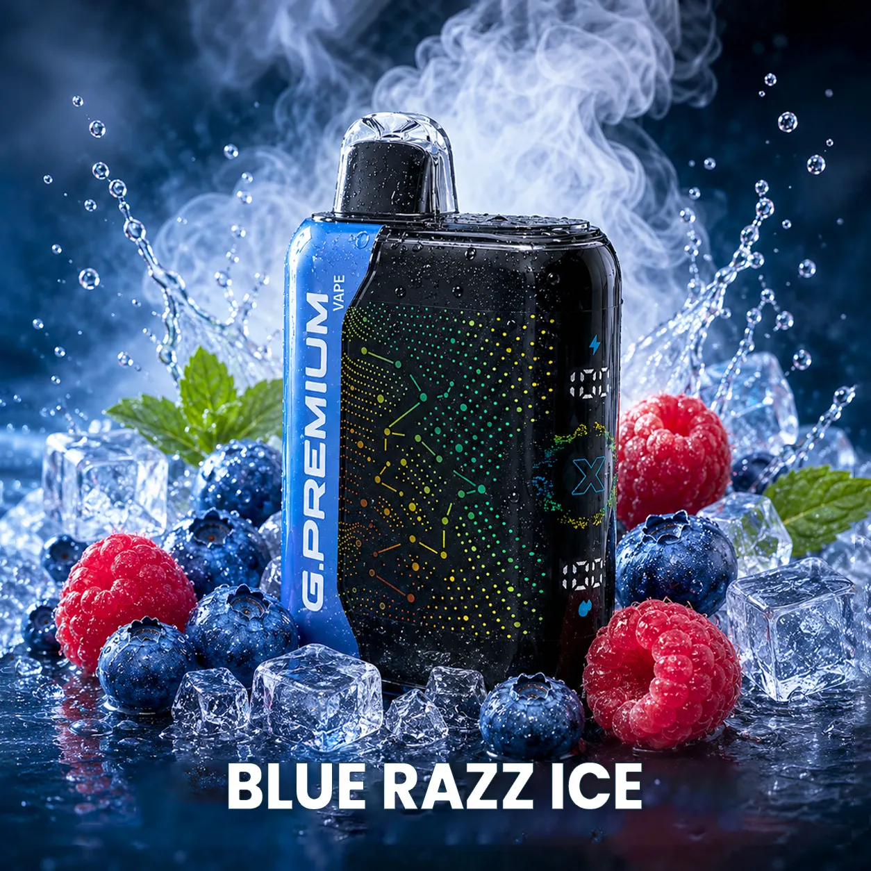 ⭐⭐⭐⭐⭐Najsilnejší upgrade! G.PREMIUM Jednorazové Vape 60 000 Potiahnutí – Ľadová mäta a Tradičný tabak