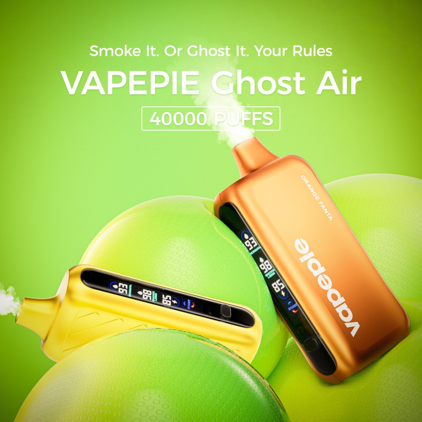 🌳VAPEPIE GHOST AIR 40000 Puffs – Nejnovější design – možnost skrýt kouř