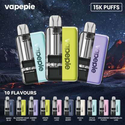 ⭐ Vapepie Ultra X 15000 PUFFS – Tick Tock Kolekce s Výměnnou Kazetou
