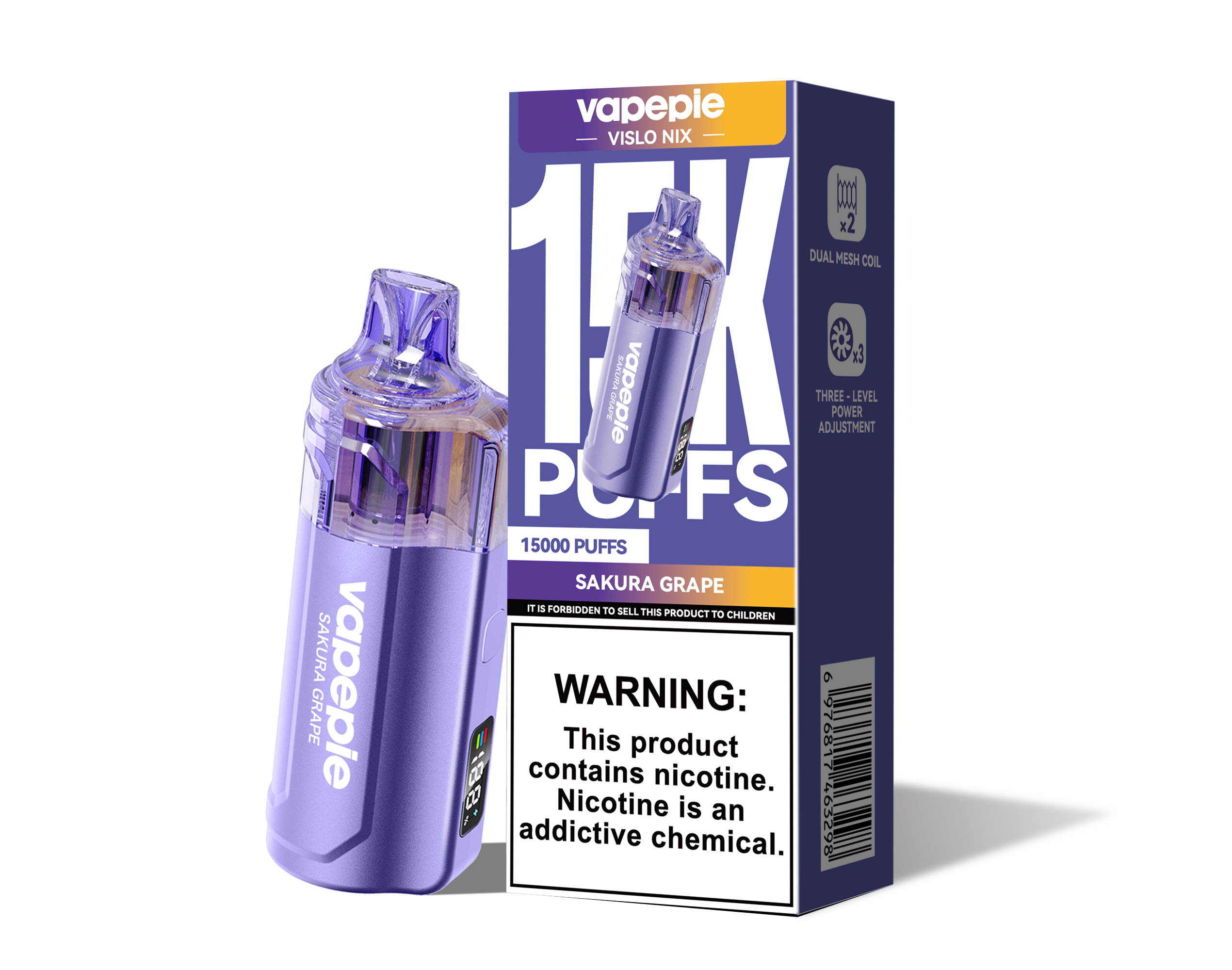 VAPEPIE Crystal Pop 15000 PUFFS – kde sa inteligentné ovládanie spája s maximálnou chuťou