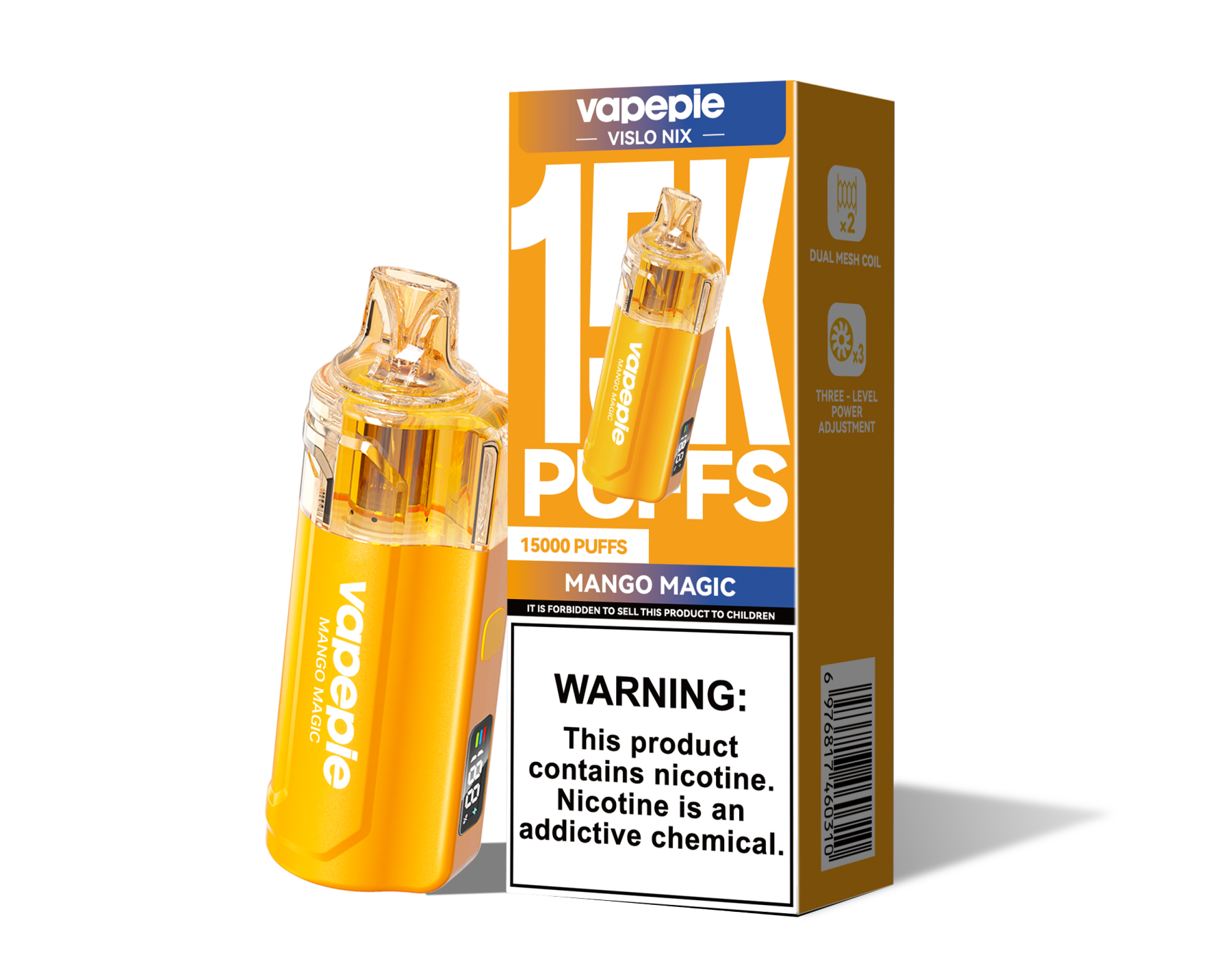 VAPEPIE Crystal Pop 15000 PUFFS – kde sa inteligentné ovládanie spája s maximálnou chuťou