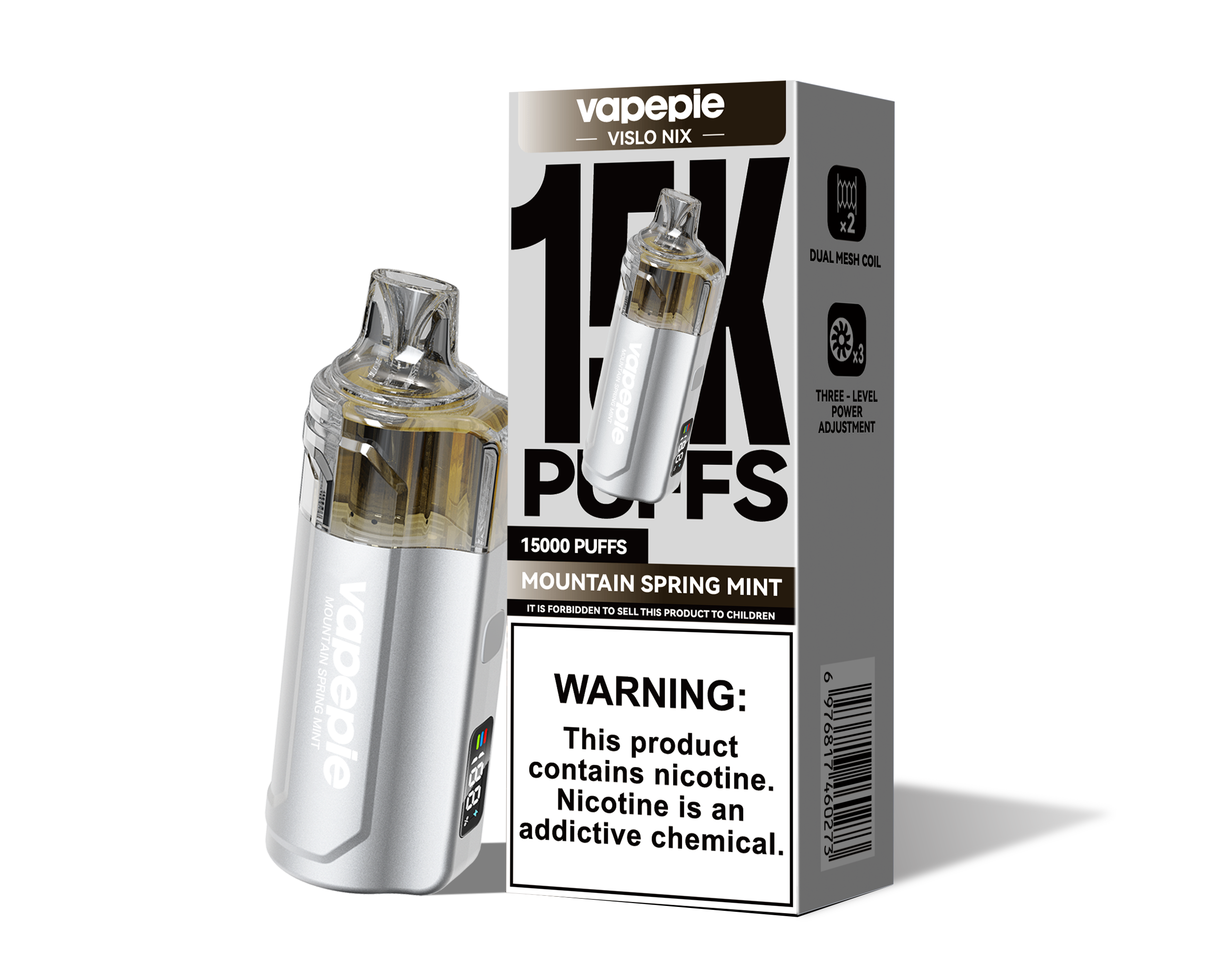 VAPEPIE Crystal Pop 15000 PUFFS – kde sa inteligentné ovládanie spája s maximálnou chuťou