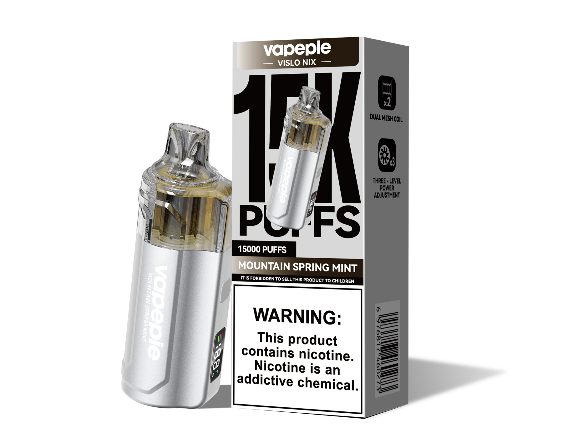 VAPEPIE Crystal Pop 15000 PUFFS – kde sa inteligentné ovládanie spája s maximálnou chuťou