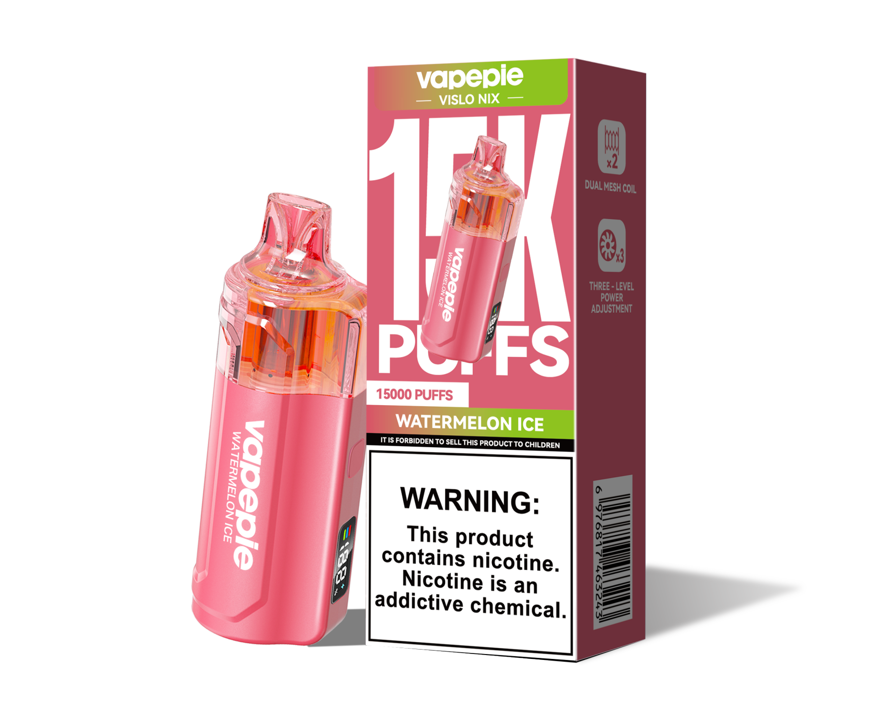 VAPEPIE Crystal Pop 15000 PUFFS – kde sa inteligentné ovládanie spája s maximálnou chuťou